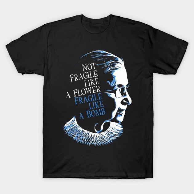 Ruth Bader Ginsburg T-Shirt by BAJAJU